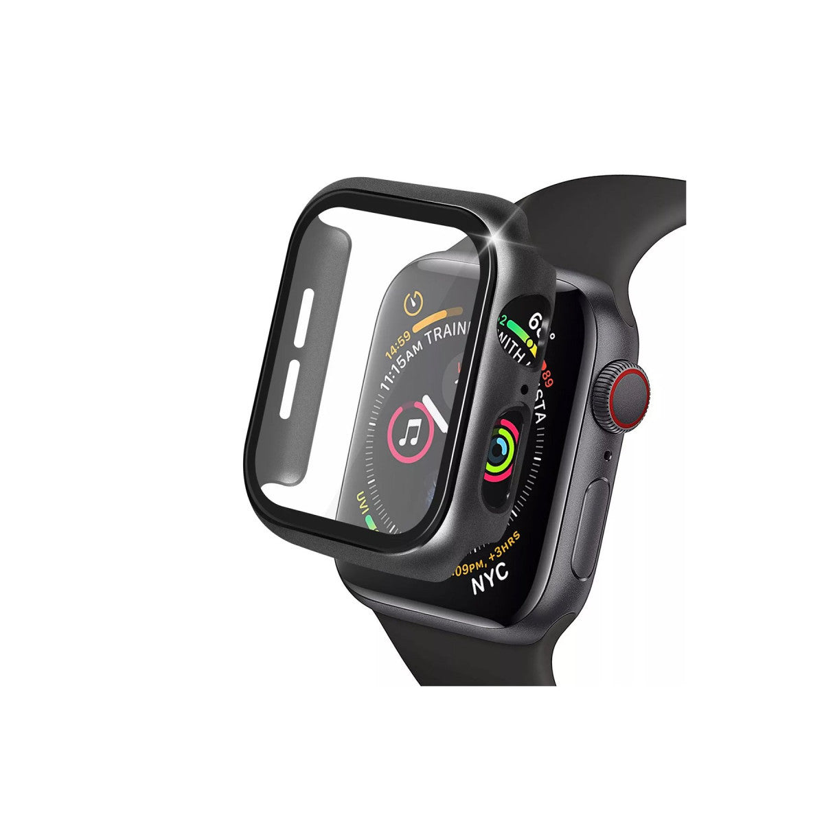 Newface Apple Watch 42mm Camlı Kasa Ekran Koruyucu