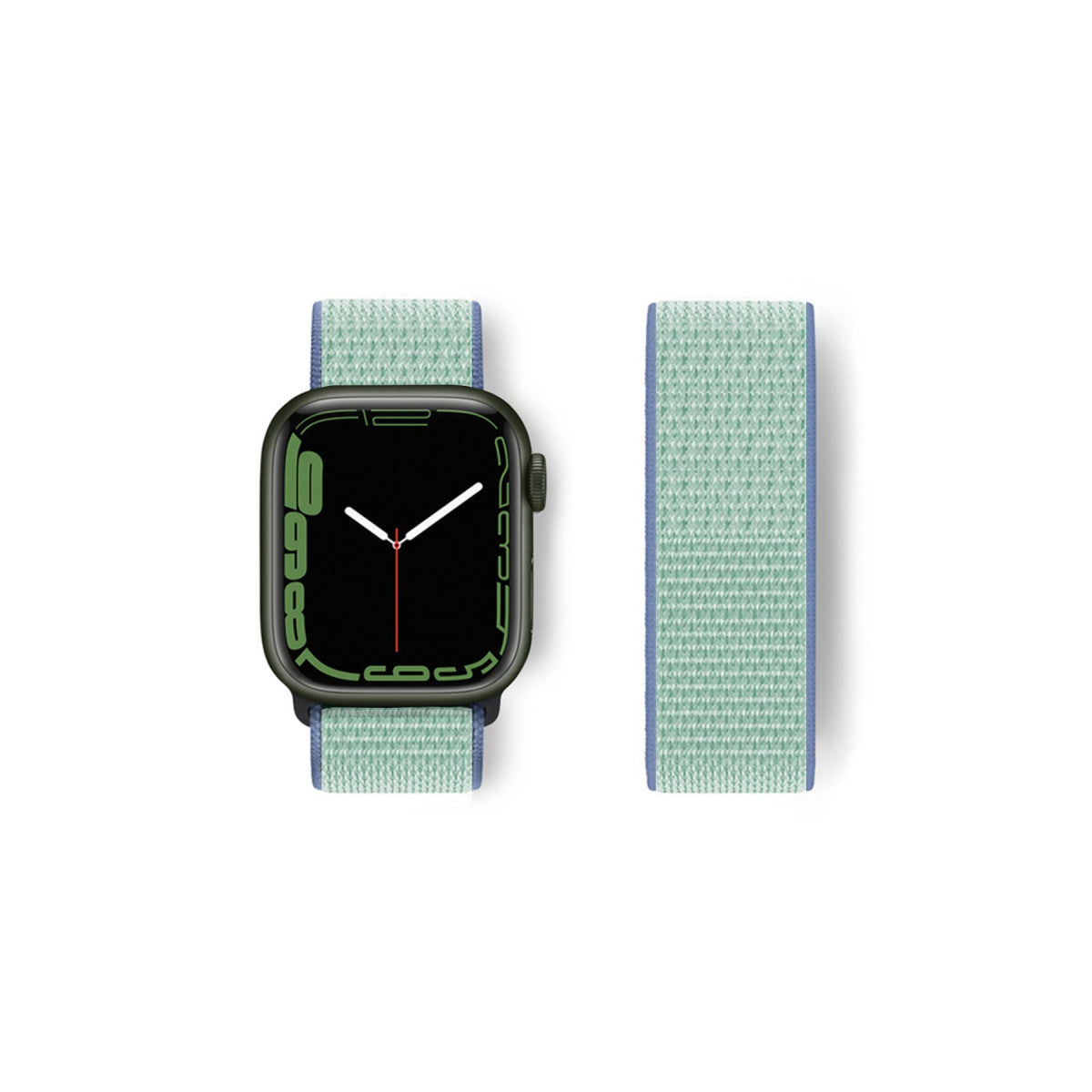 Newface Apple Watch 42mm Hasırlı Cırtcırtlı Kordon