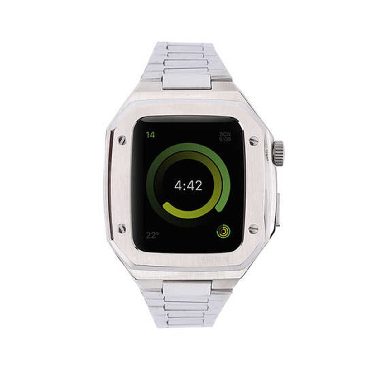 Newface Apple Watch 45mm Metal Petek Kasalı Kordon