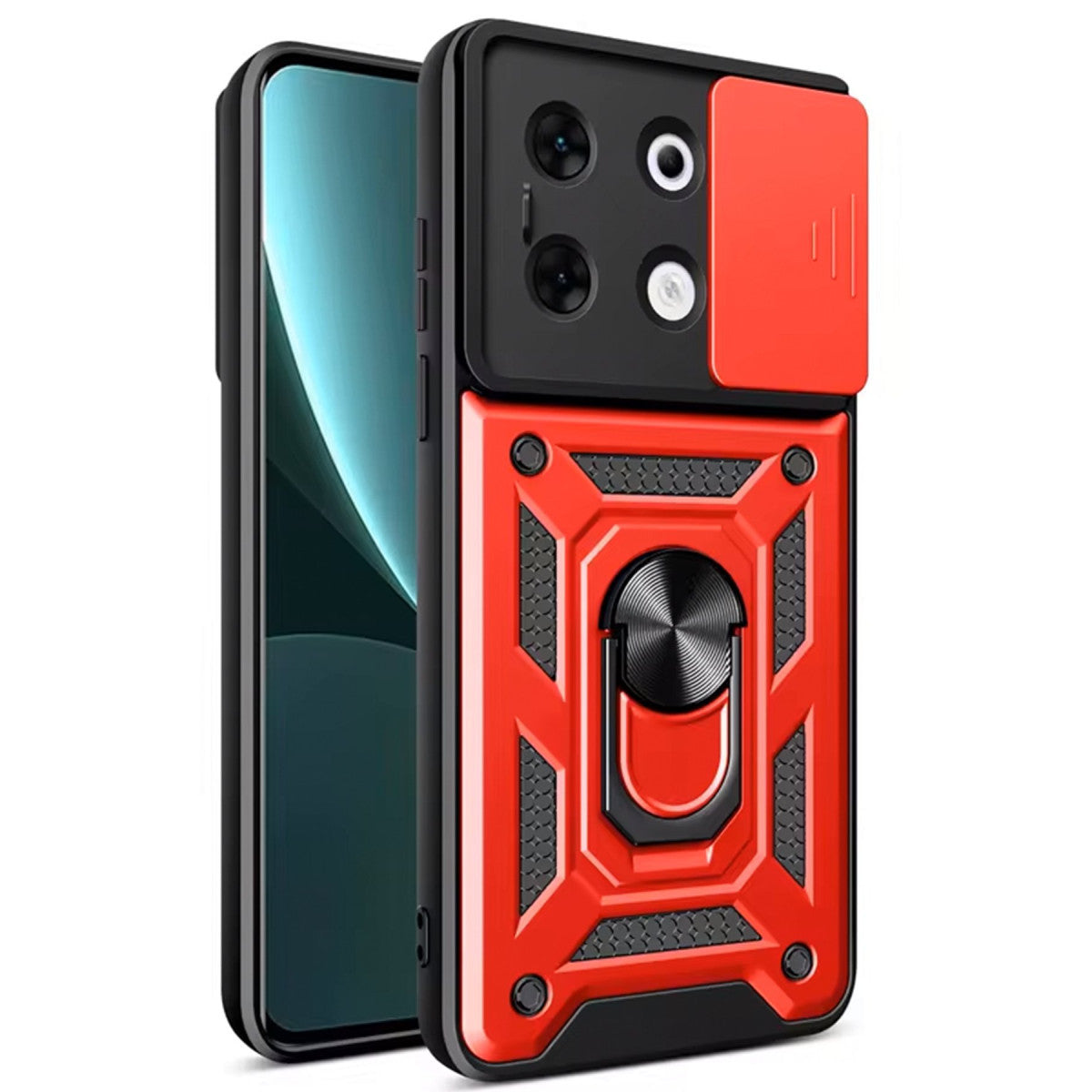 Newface İnfinix Zero 30 5G Kılıf Pars Lens Yüzüklü Silikon