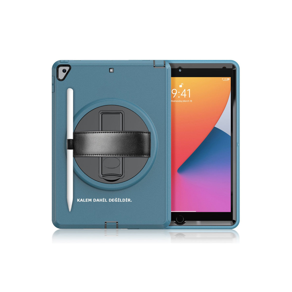 Newface iPad 10.2 (7.nesil) Kılıf Hand Strap Tablet Kılıfı