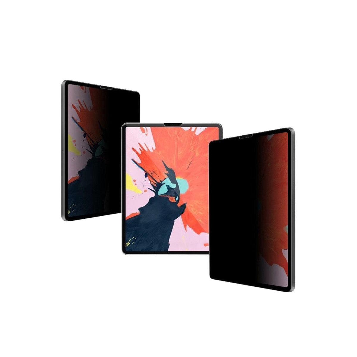 Newface iPad Pro 12.9 (2021) Tablet Hayalet Full Glue Ekran Koruyucu