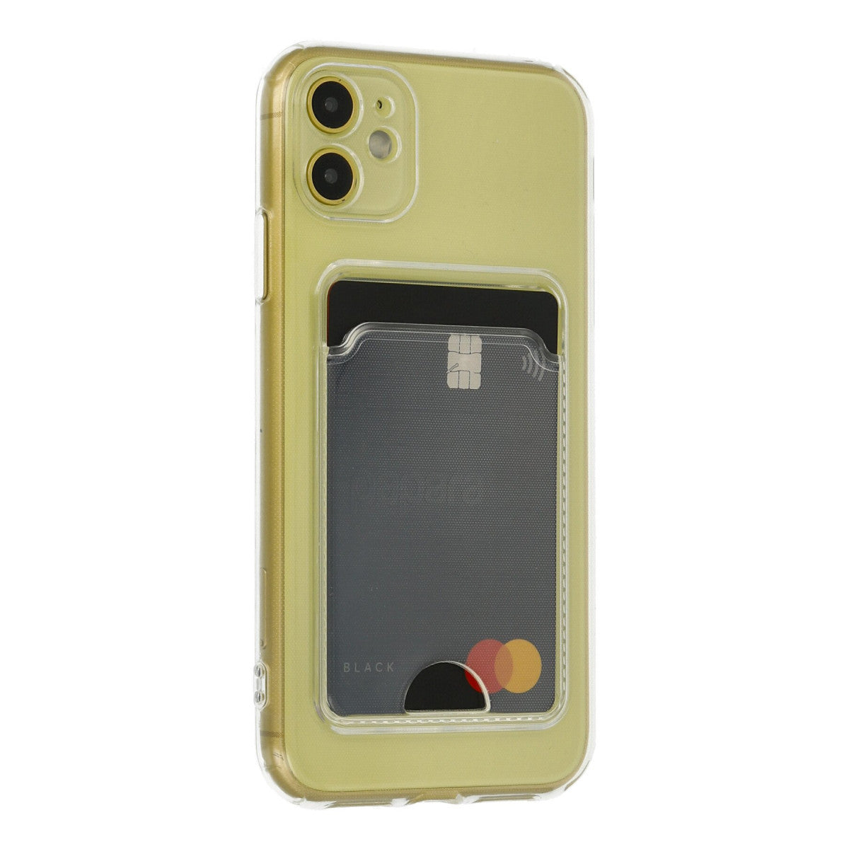 Newface iPhone 11 Kılıf Kart Şeffaf Silikon