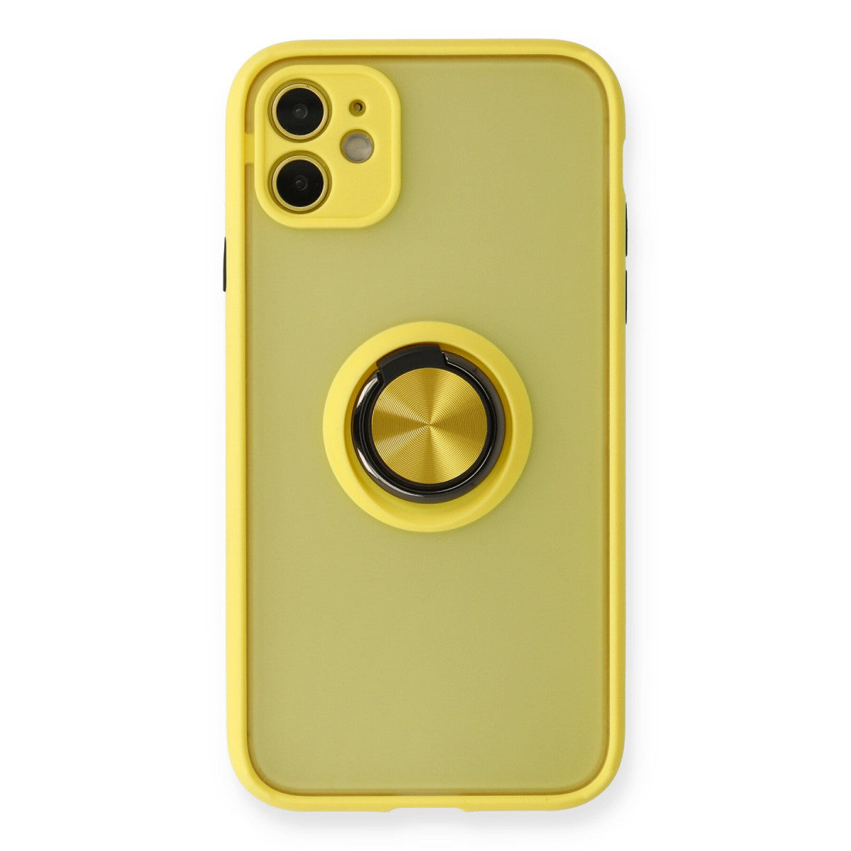 Newface iPhone 11 Kılıf Montreal Yüzüklü Silikon Kapak