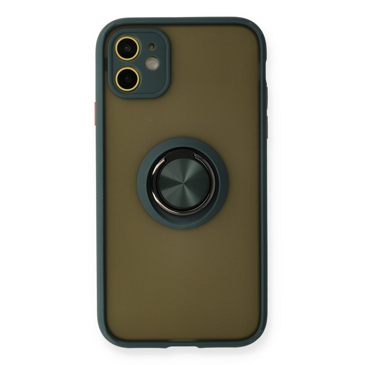 Newface iPhone 11 Kılıf Montreal Yüzüklü Silikon Kapak