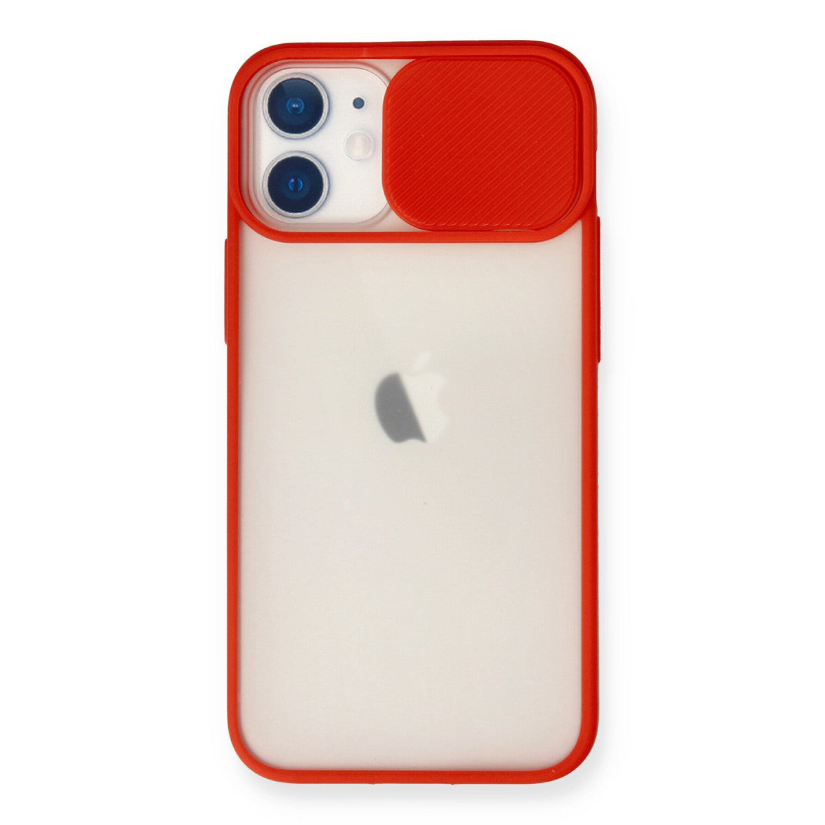 Newface iPhone 11 Kılıf Palm Buzlu Kamera Sürgülü Silikon