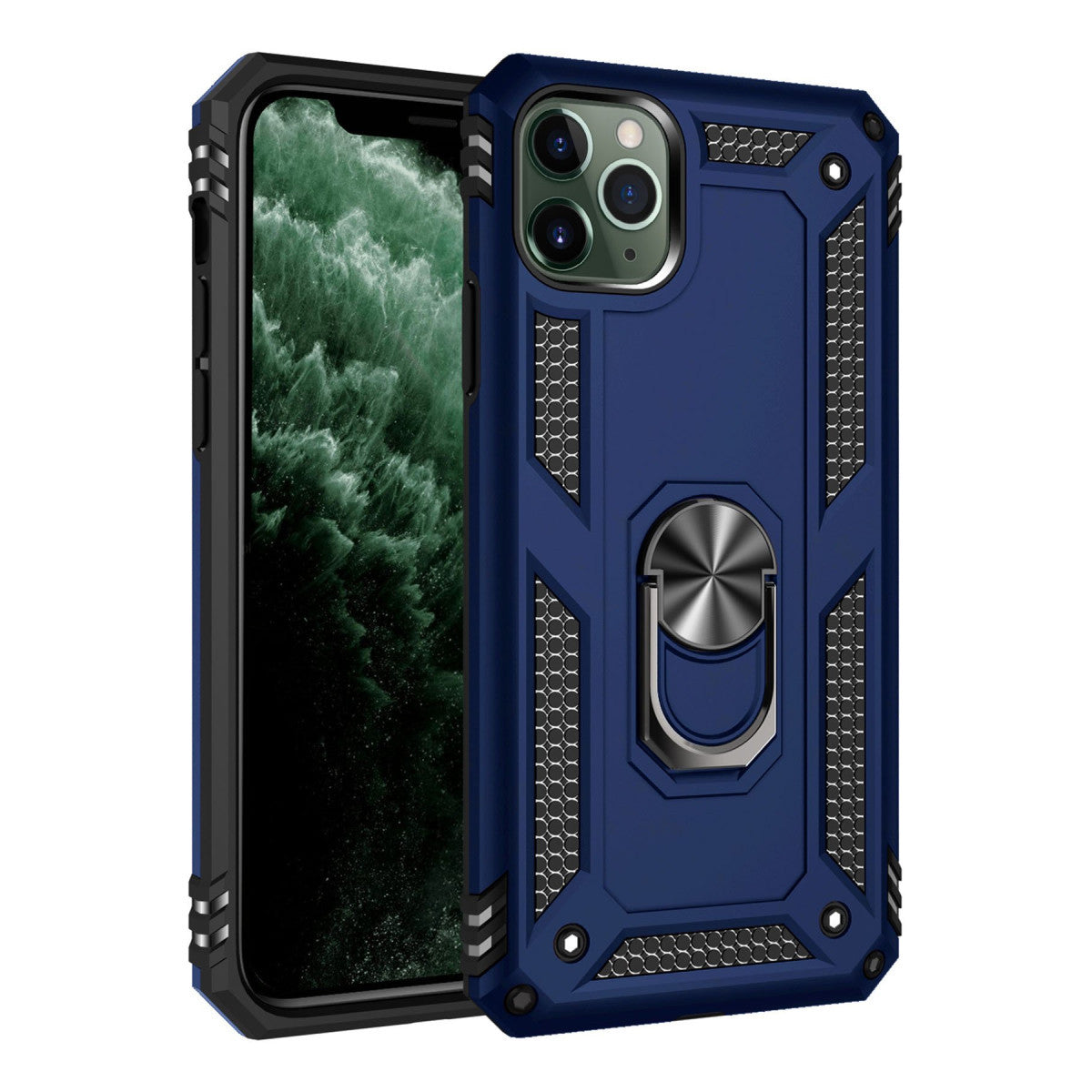 Newface iPhone 11 Pro Kılıf Sofya Yüzüklü Silikon Kapak