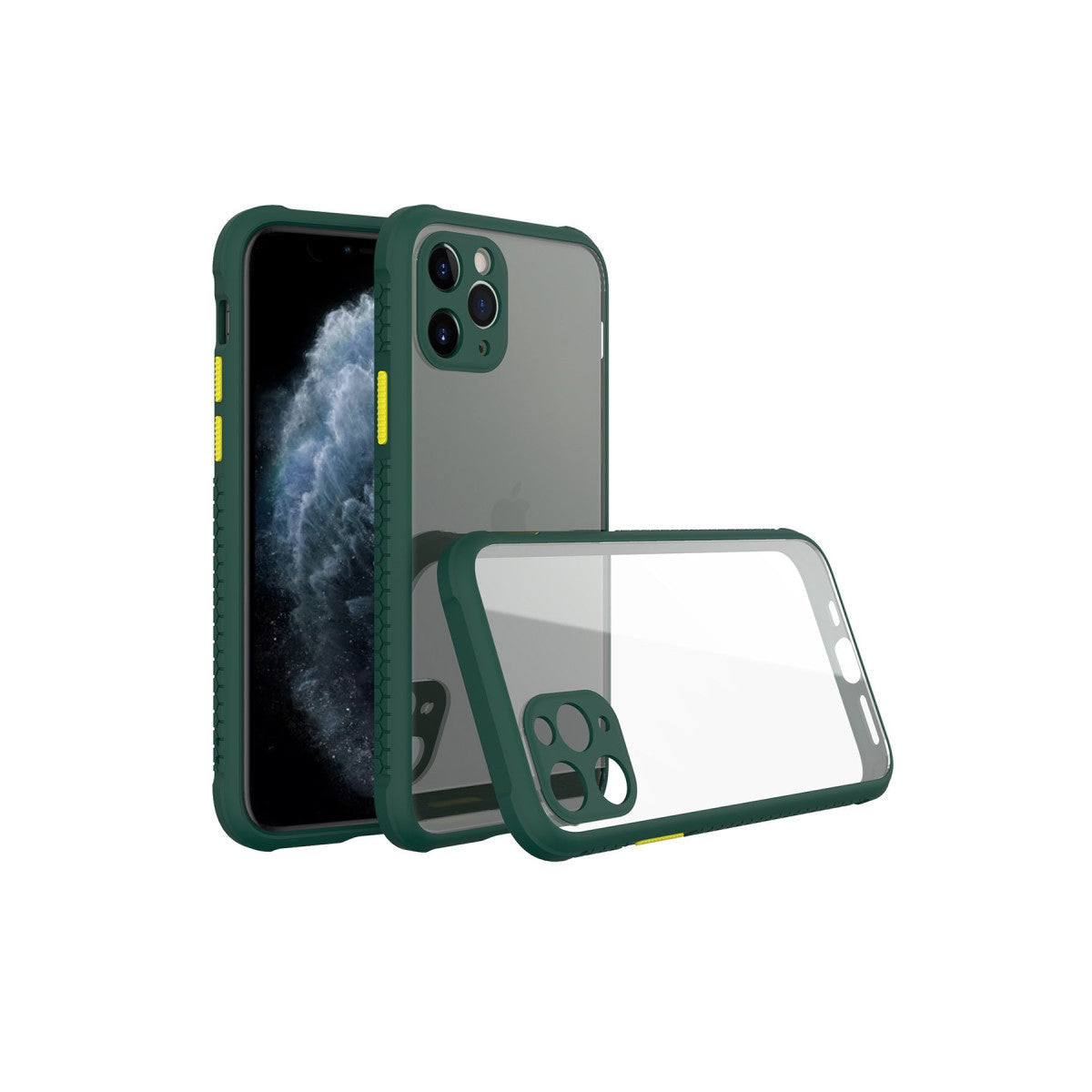 Newface iPhone 11 Pro Max Kılıf Miami Şeffaf Silikon