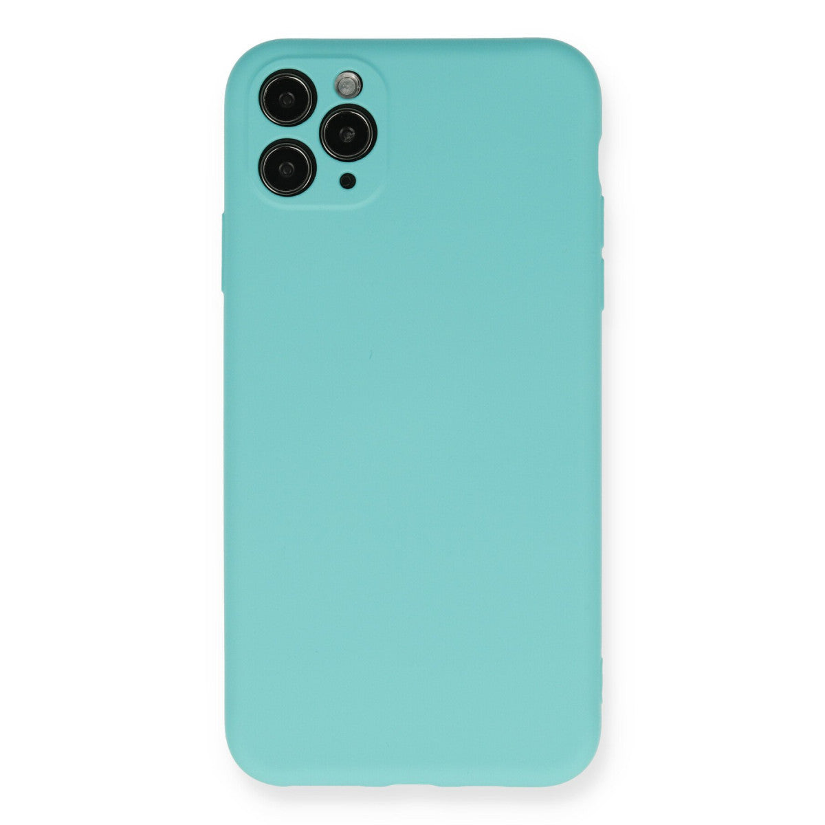 Newface iPhone 11 Pro Max Kılıf Nano içi Kadife Silikon- Yeşil