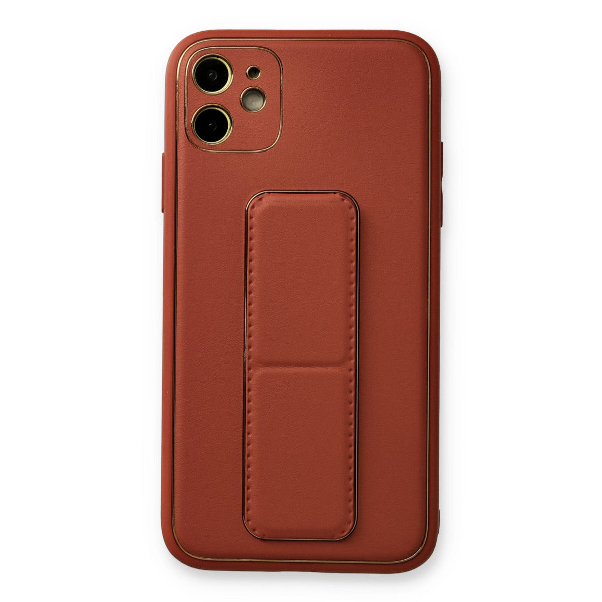 Newface iPhone 12 Kılıf Coco Deri Standlı Kapak