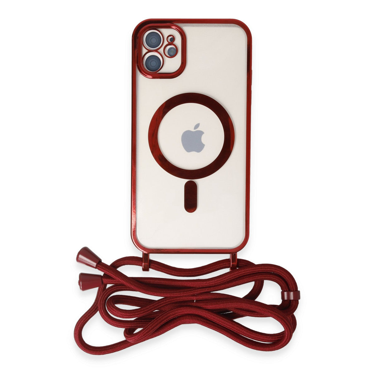 Newface iPhone 12 Kılıf Divo Lazer Askılı Magsafe Kapak