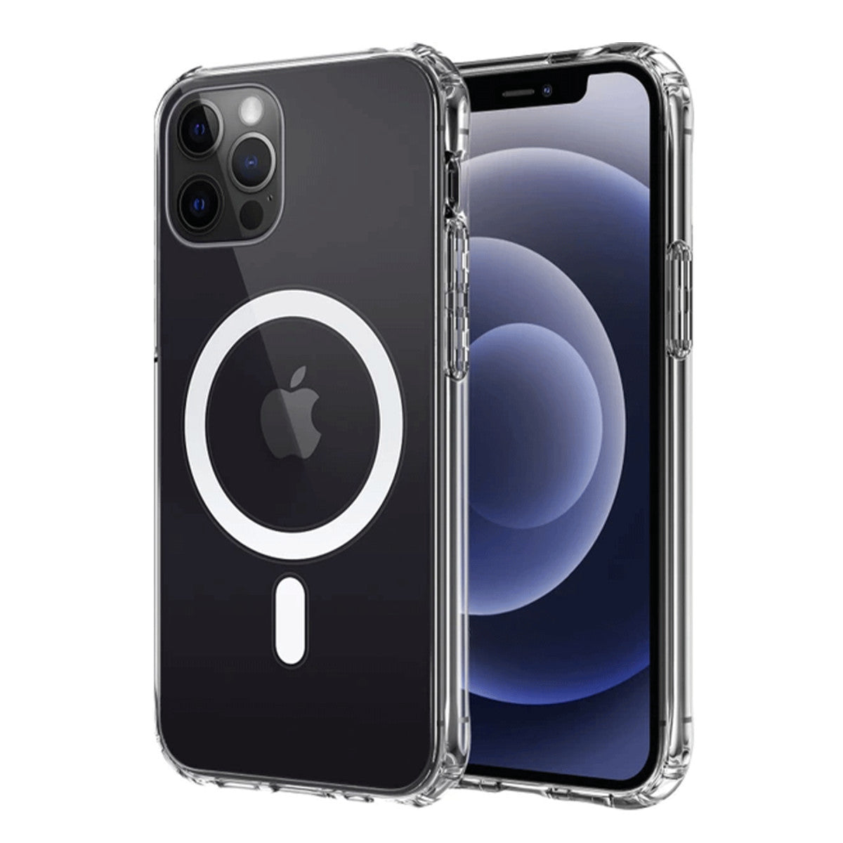 Newface iPhone 12 Kılıf Magneticsafe Şeffaf Silikon