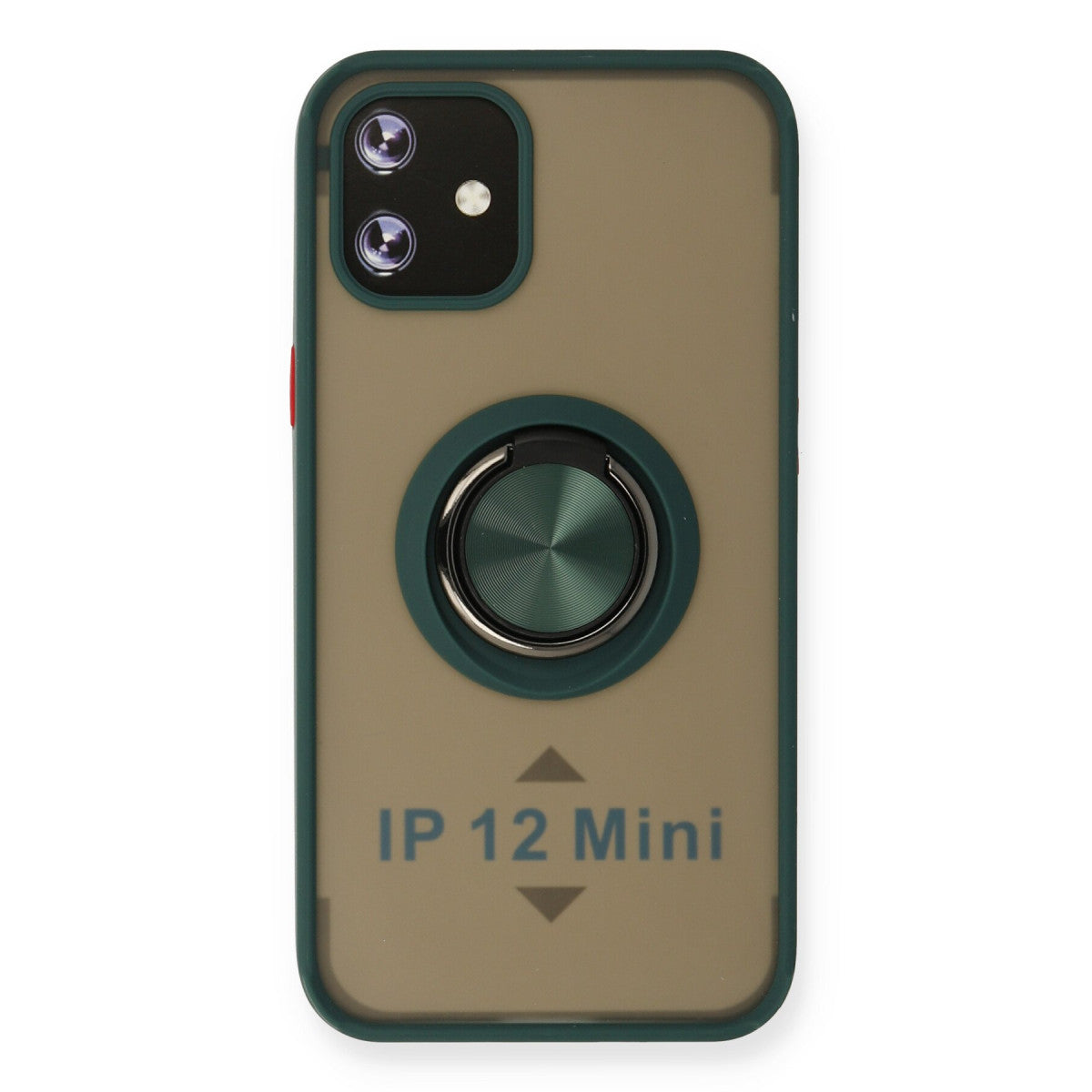 Newface iPhone 12 Kılıf Montreal Yüzüklü Silikon Kapak