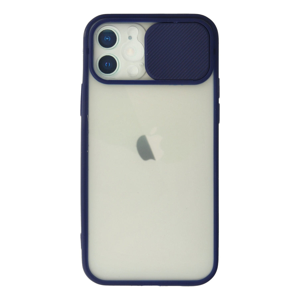 Newface iPhone 12 Kılıf Palm Buzlu Kamera Sürgülü Silikon