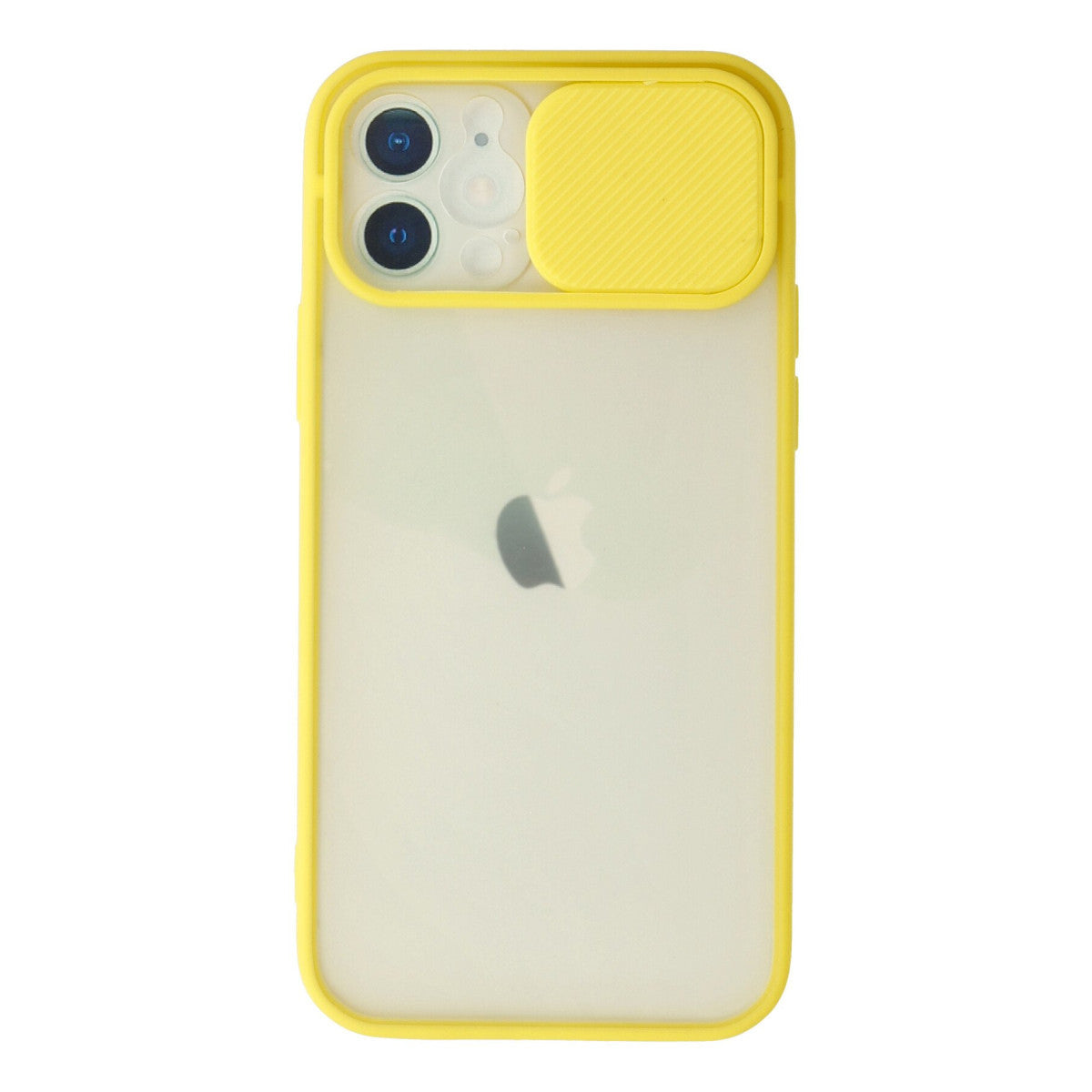 Newface iPhone 12 Kılıf Palm Buzlu Kamera Sürgülü Silikon