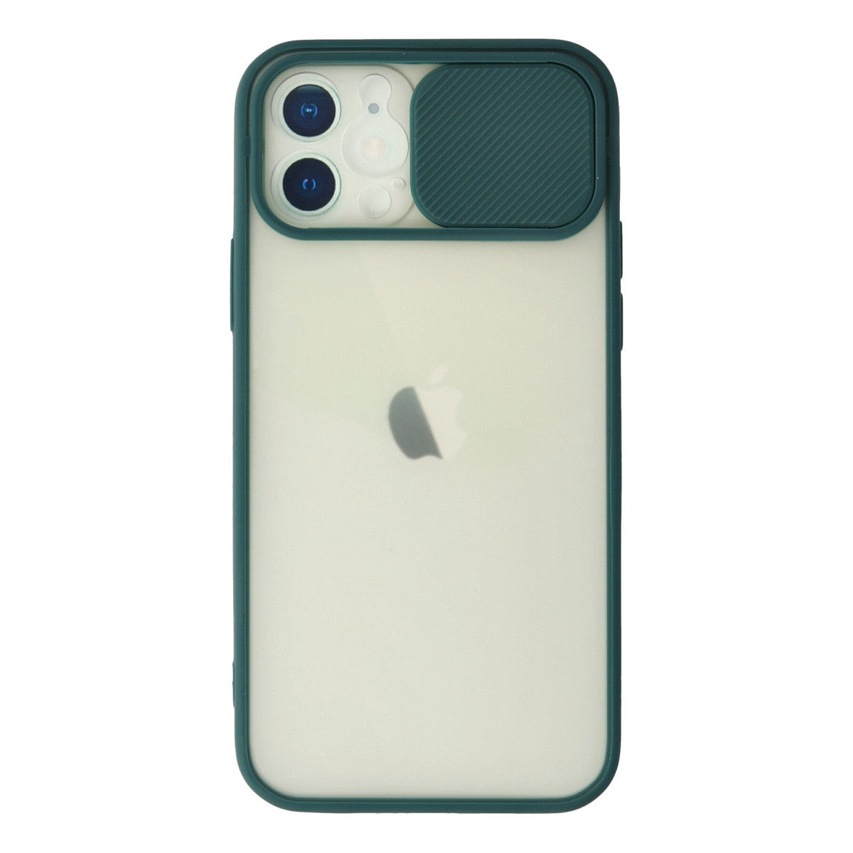 Newface iPhone 12 Kılıf Palm Buzlu Kamera Sürgülü Silikon