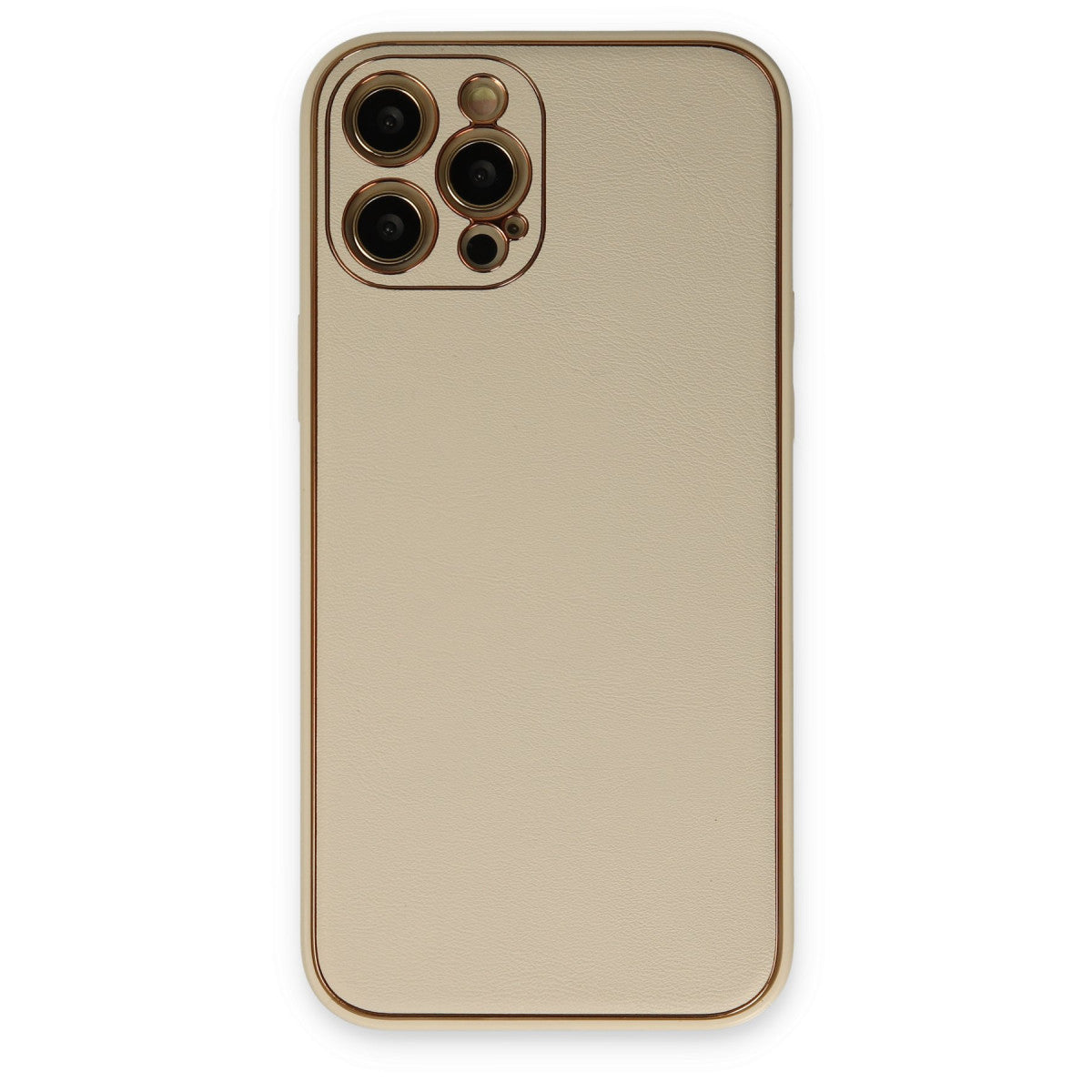 Newface iPhone 12 Pro Kılıf Coco Deri Silikon Kapak
