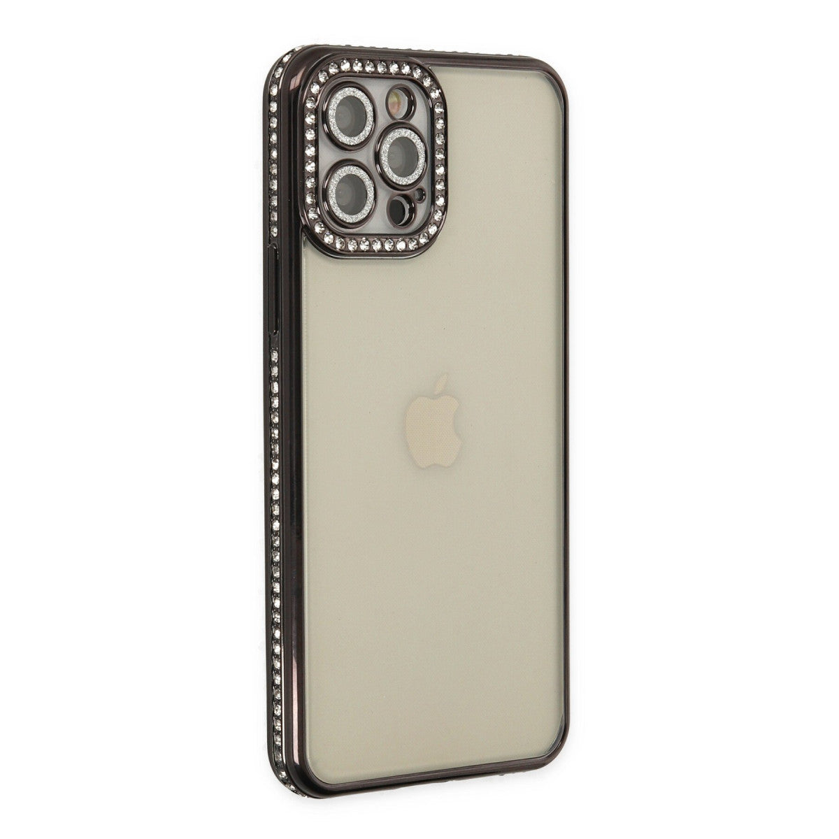 Newface iPhone 12 Pro Kılıf Joke Taşlı Silikon