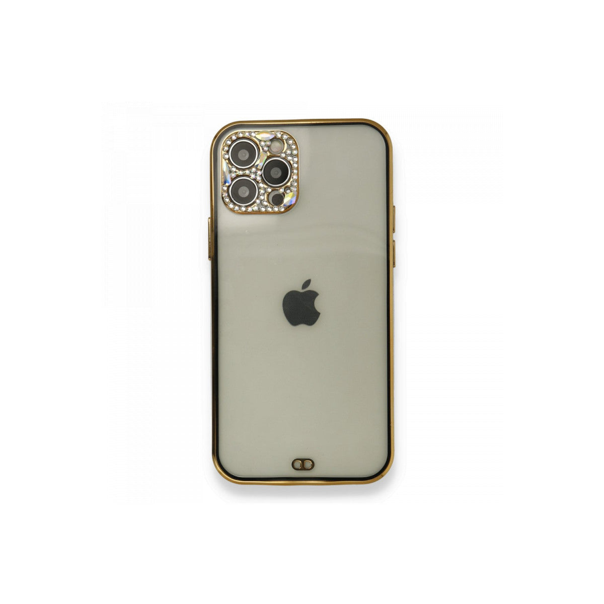 Newface iPhone 12 Pro Kılıf Liva Taşlı Silikon