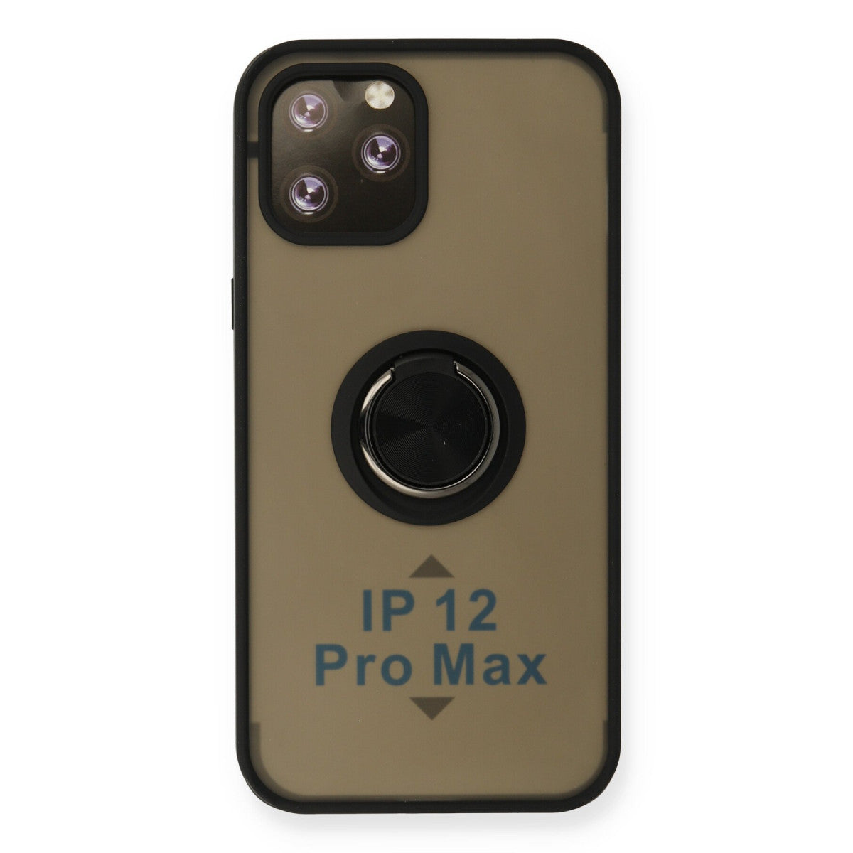 Newface iPhone 12 Pro Kılıf Montreal Yüzüklü Silikon Kapak
