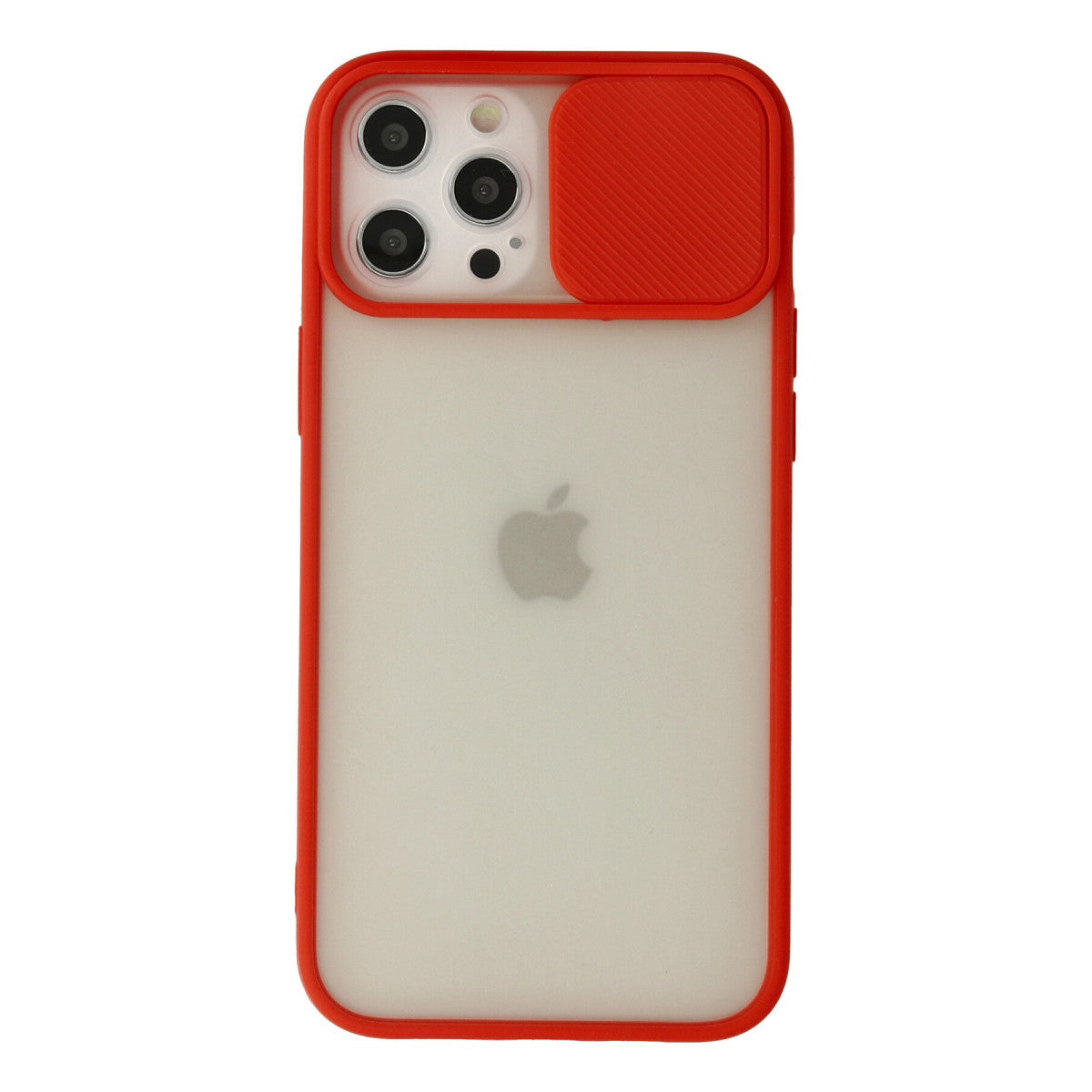 Newface iPhone 12 Pro Max Kılıf Palm Buzlu Kamera Sürgülü Silikon