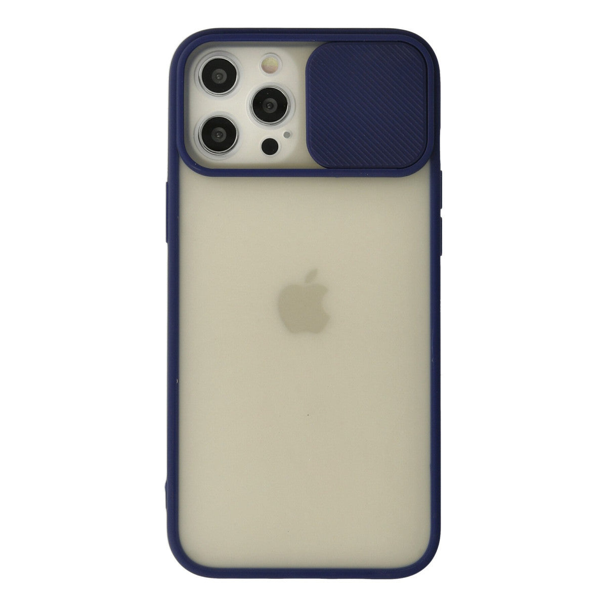 Newface iPhone 12 Pro Max Kılıf Palm Buzlu Kamera Sürgülü Silikon