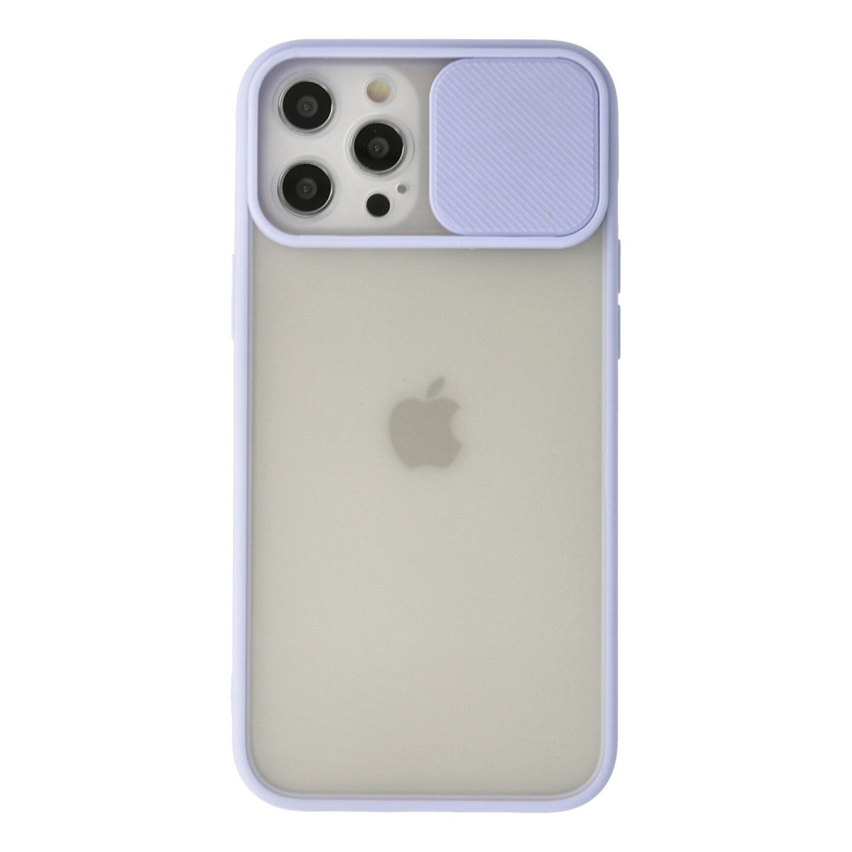 Newface iPhone 12 Pro Max Kılıf Palm Buzlu Kamera Sürgülü Silikon