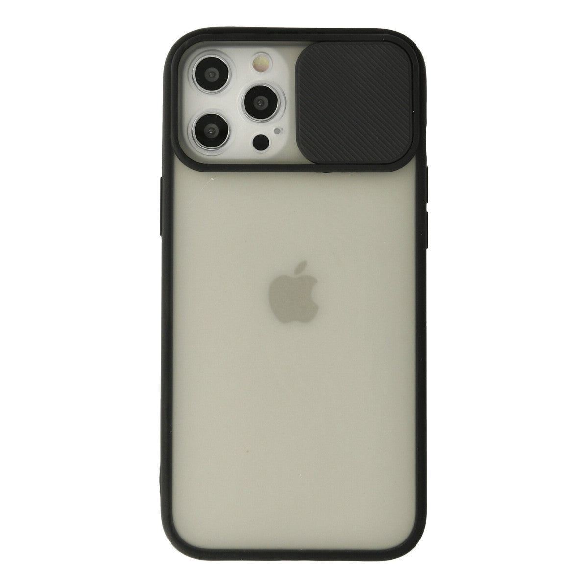 Newface iPhone 12 Pro Max Kılıf Palm Buzlu Kamera Sürgülü Silikon