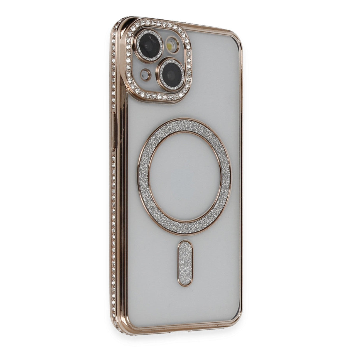 Newface iPhone 13 Kılıf Joke Simli Magneticsafe Kılıf