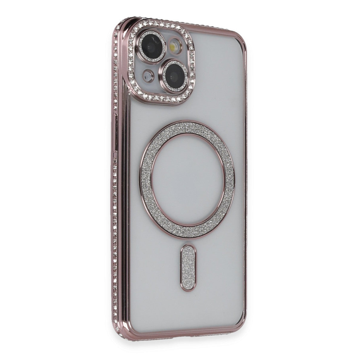 Newface iPhone 13 Kılıf Joke Simli Magneticsafe Kılıf