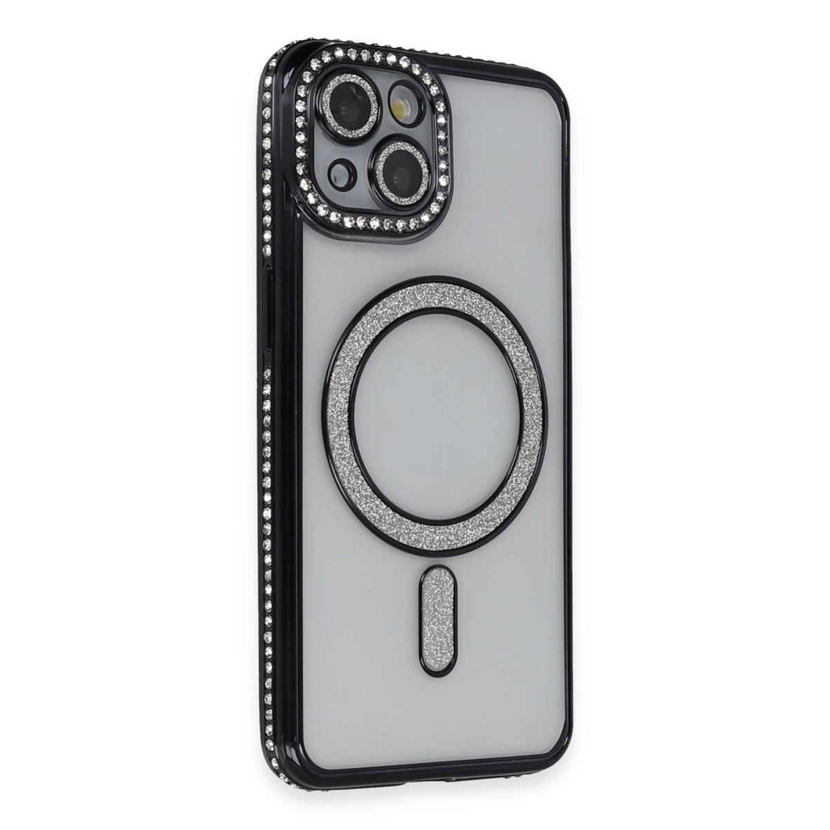 Newface iPhone 13 Kılıf Joke Simli Magneticsafe Kılıf