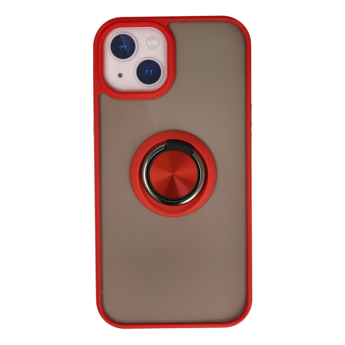 Newface iPhone 13 Kılıf Montreal Yüzüklü Silikon Kapak