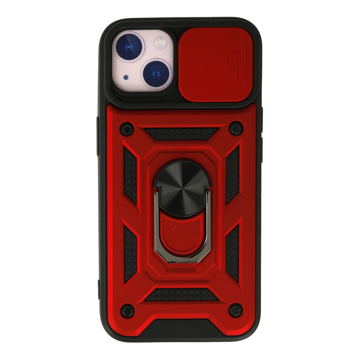 Newface iPhone 13 Kılıf Pars Lens Yüzüklü Silikon