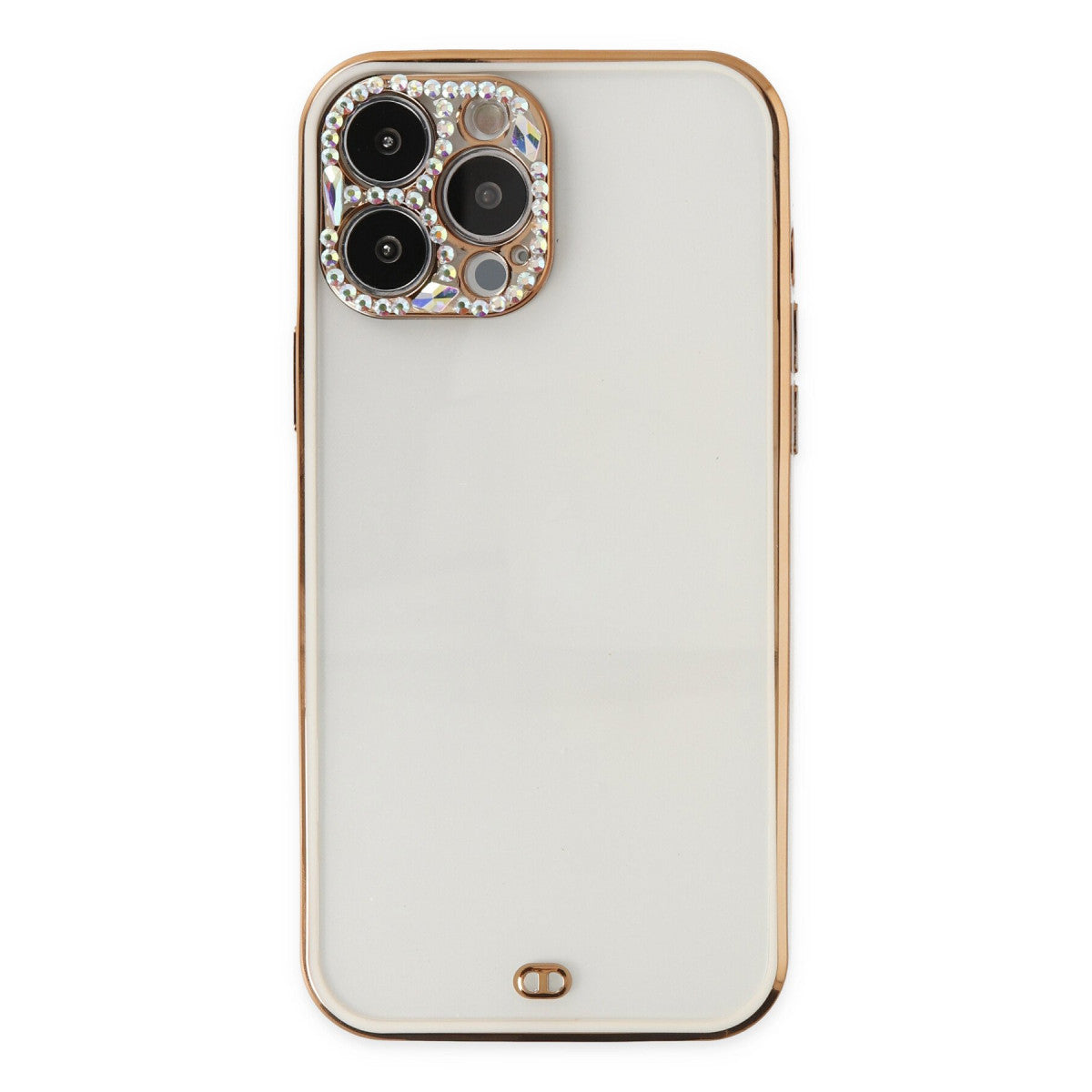 Newface iPhone 13 Pro Kılıf Liva Taşlı Silikon