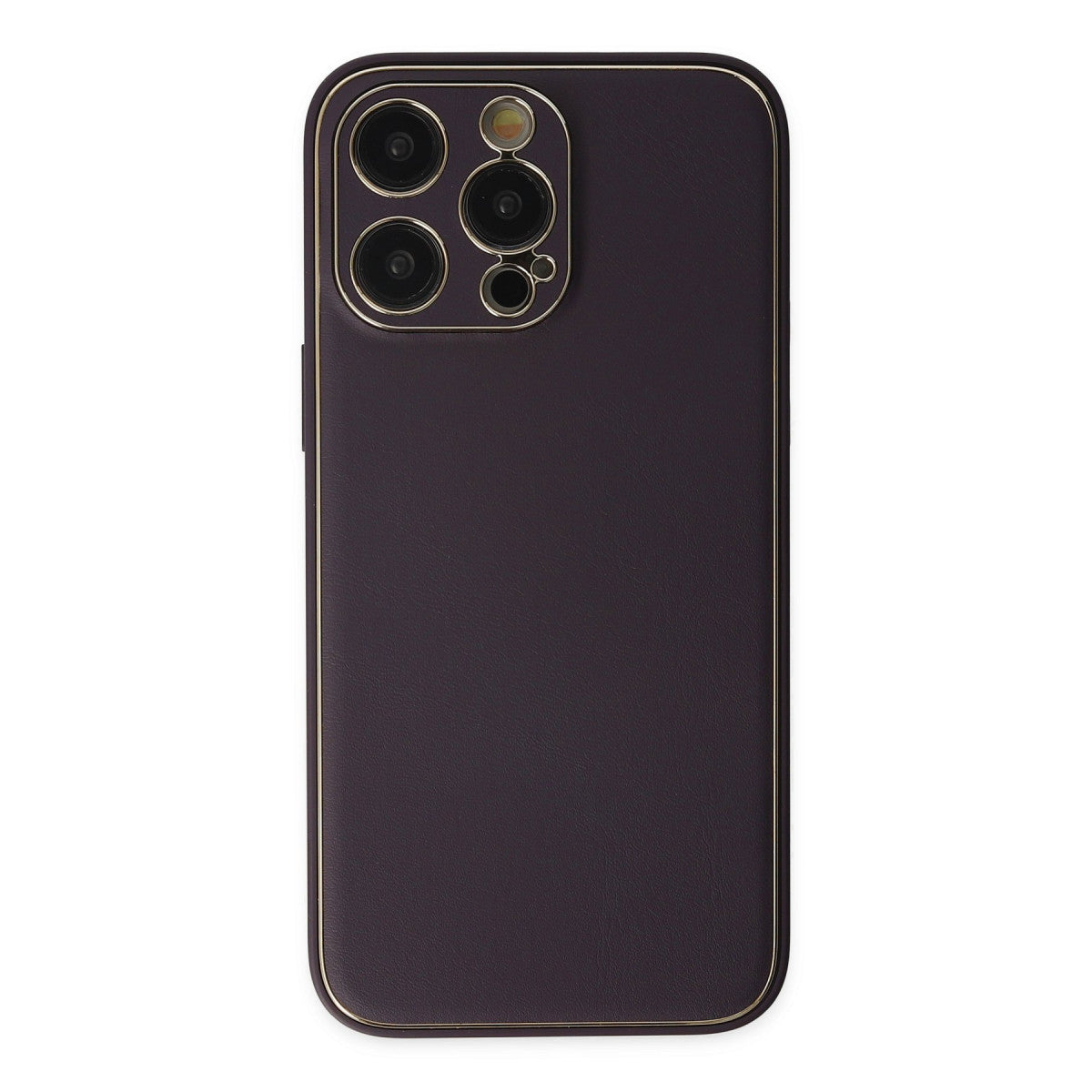 Newface iPhone 13 Pro Max Kılıf Coco Deri Silikon Kapak