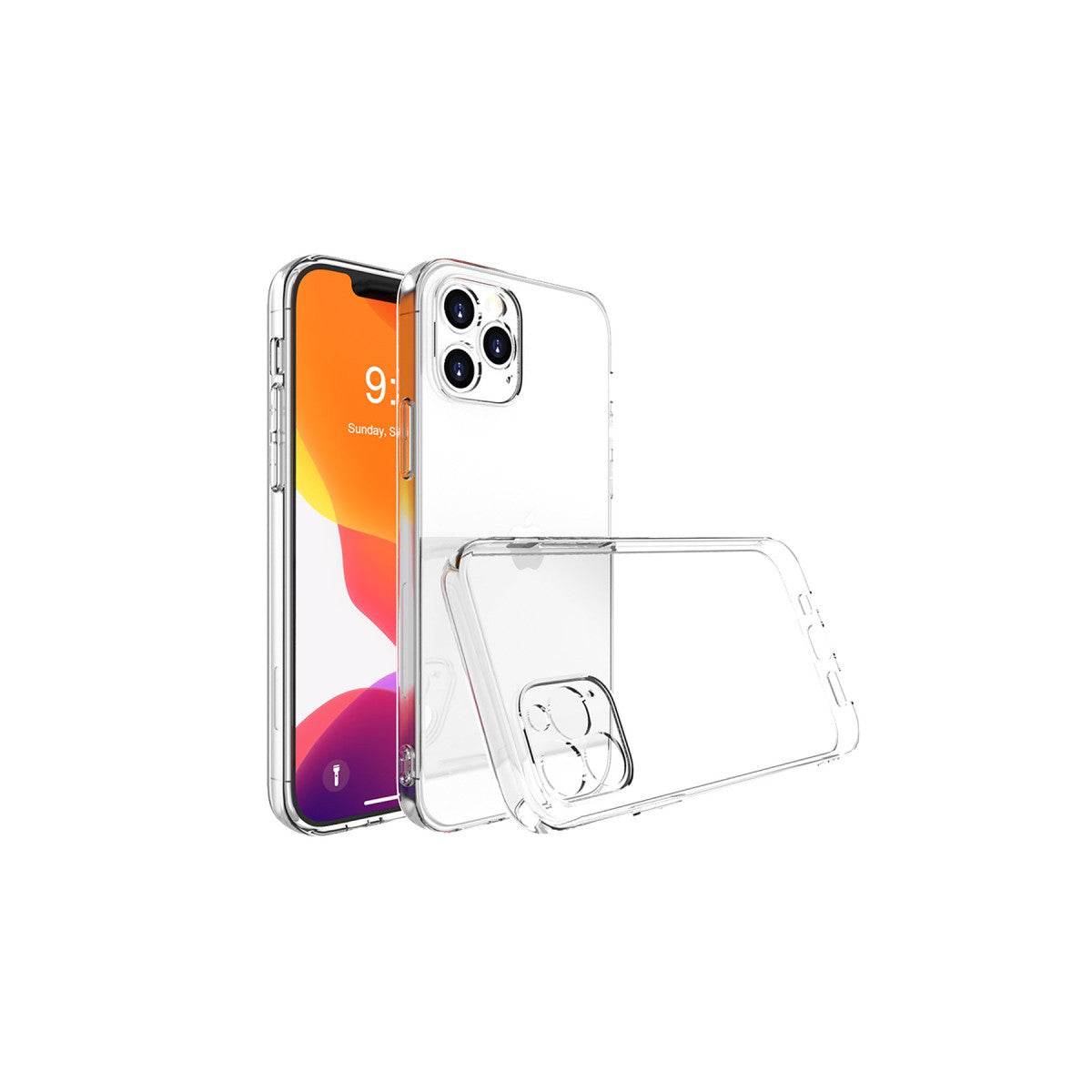 Newface iPhone 13 Pro Max Kılıf Lüx Şeffaf Silikon