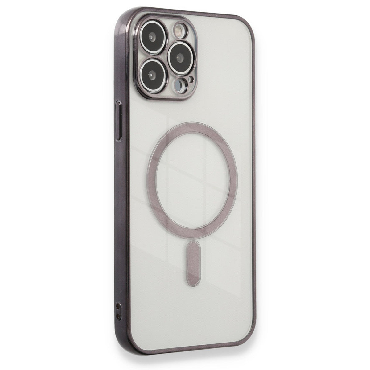 Newface iPhone 13 Pro Max Kılıf Magneticsafe Lazer Silikon