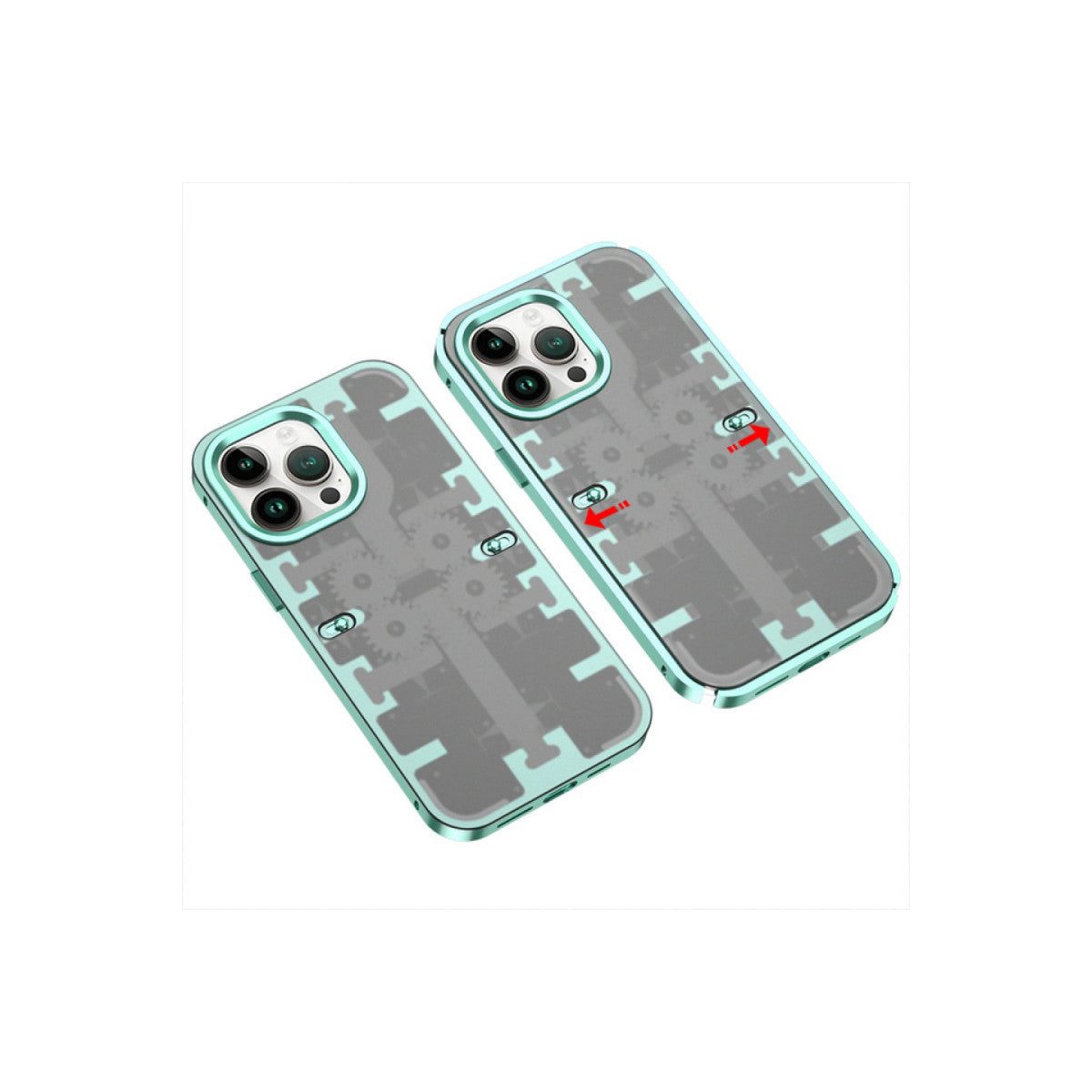 Newface iPhone 13 Pro Max Kılıf Mekanik Bumper Kapak