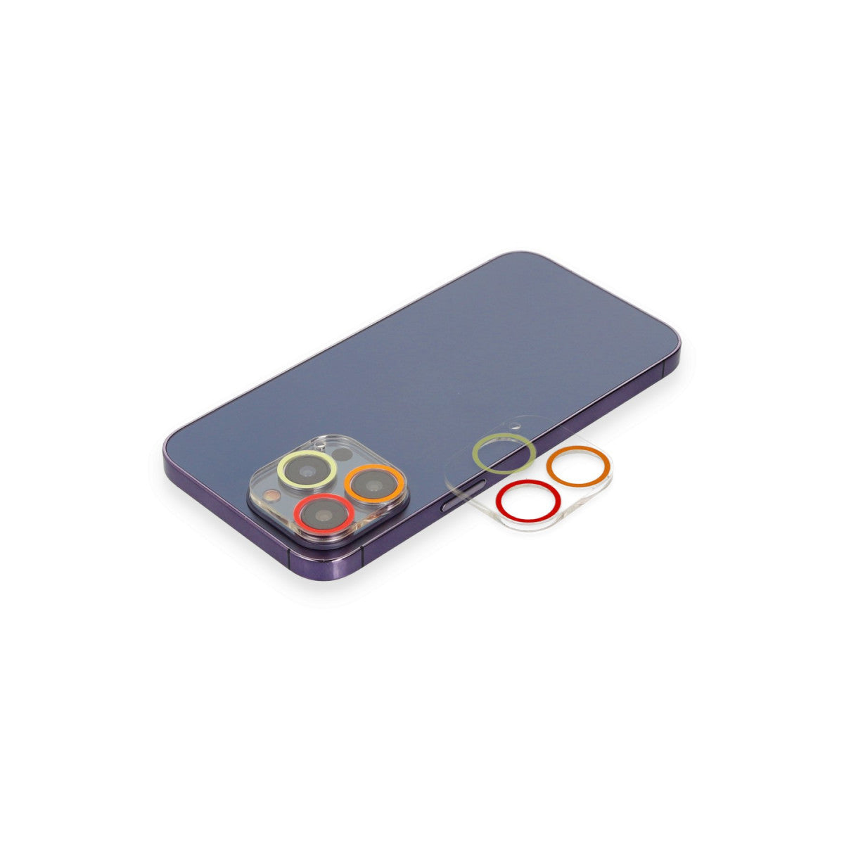 Newface iPhone 13 Pro Max Renkli Kamera Lens Koruma Cam