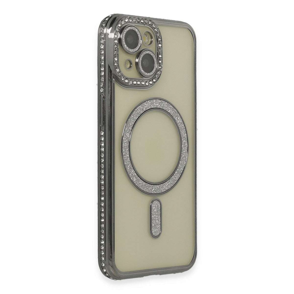 Newface iPhone 14 Kılıf Joke Simli Magneticsafe Kılıf