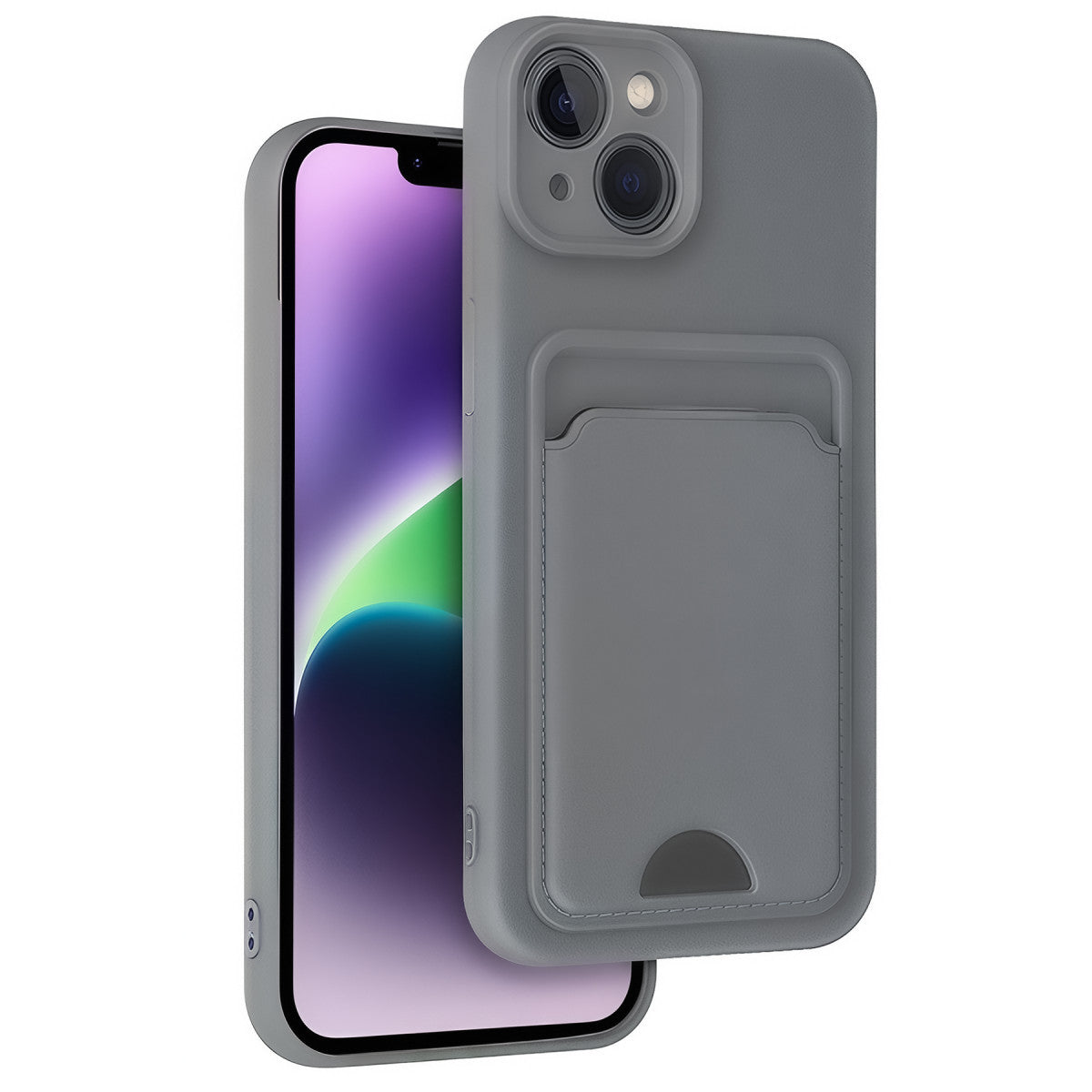 Newface iPhone 14 Kılıf Kelvin Kartvizitli Silikon