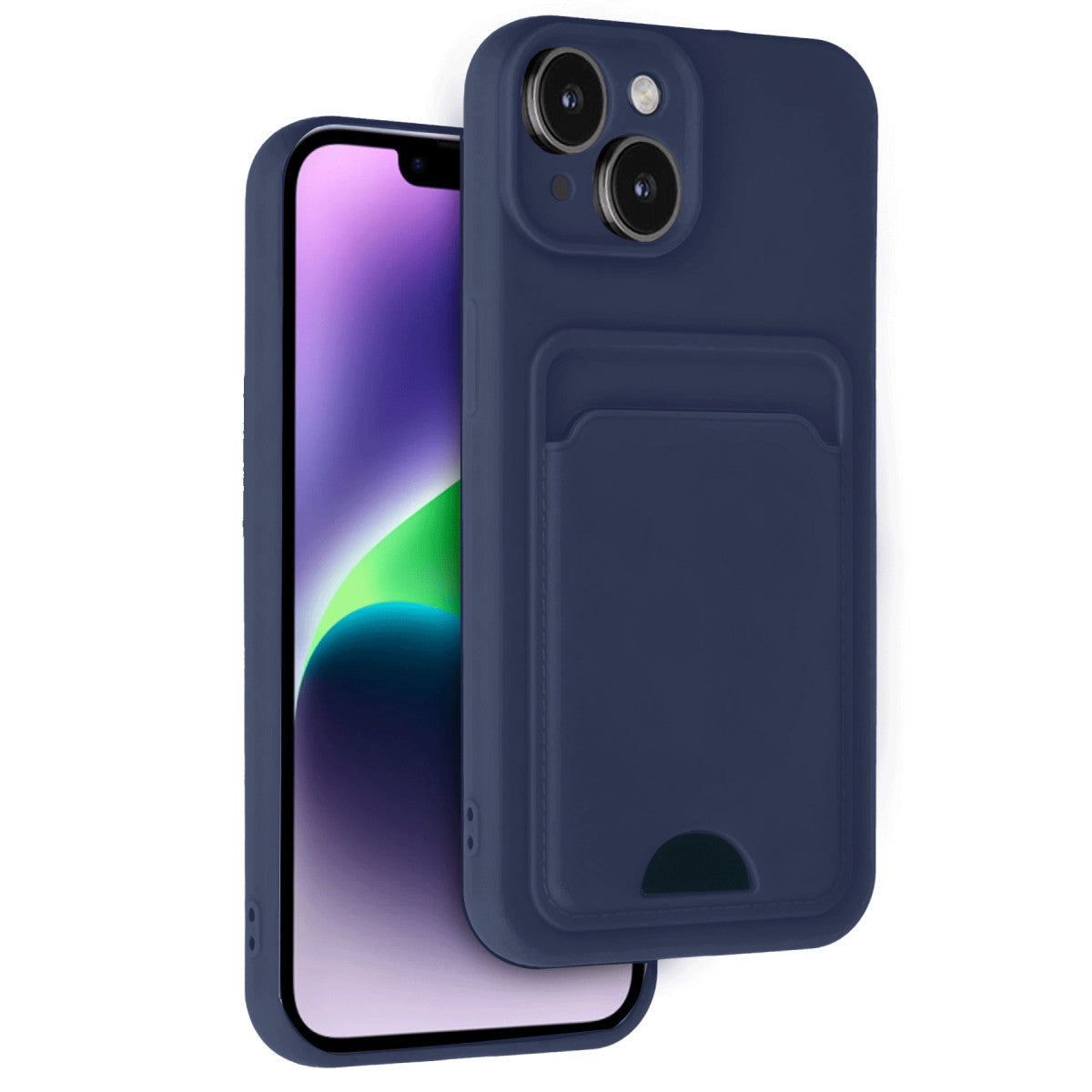 Newface iPhone 14 Kılıf Kelvin Kartvizitli Silikon