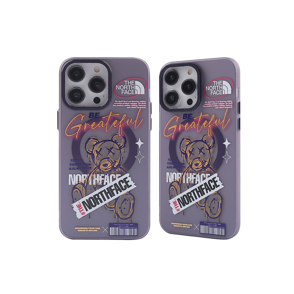 Newface iPhone 14 Pro Kılıf Apollo Magneticsafe Desenli Kapak - Apollo Mor