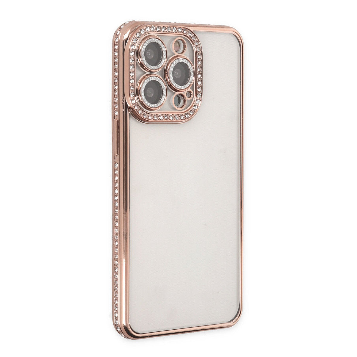 Newface iPhone 14 Pro Kılıf Joke Taşlı Silikon