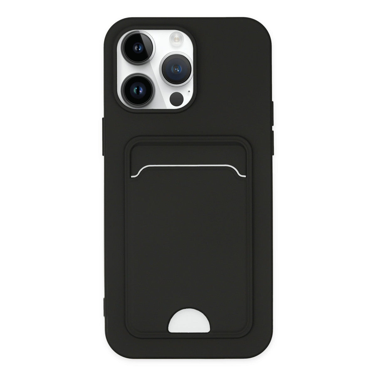 Newface iPhone 14 Pro Kılıf Kelvin Kartvizitli Silikon