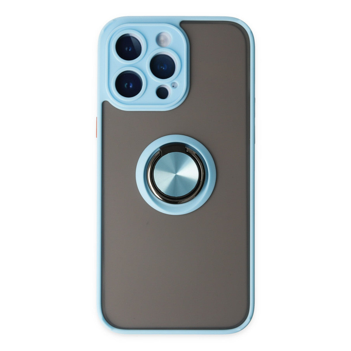 Newface iPhone 14 Pro Kılıf Montreal Yüzüklü Silikon Kapak