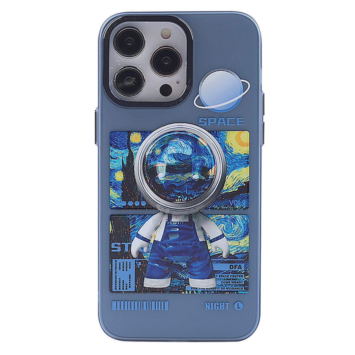 Newface iPhone 14 Pro Kılıf Prada Desenli Kapak - Prada Mor
