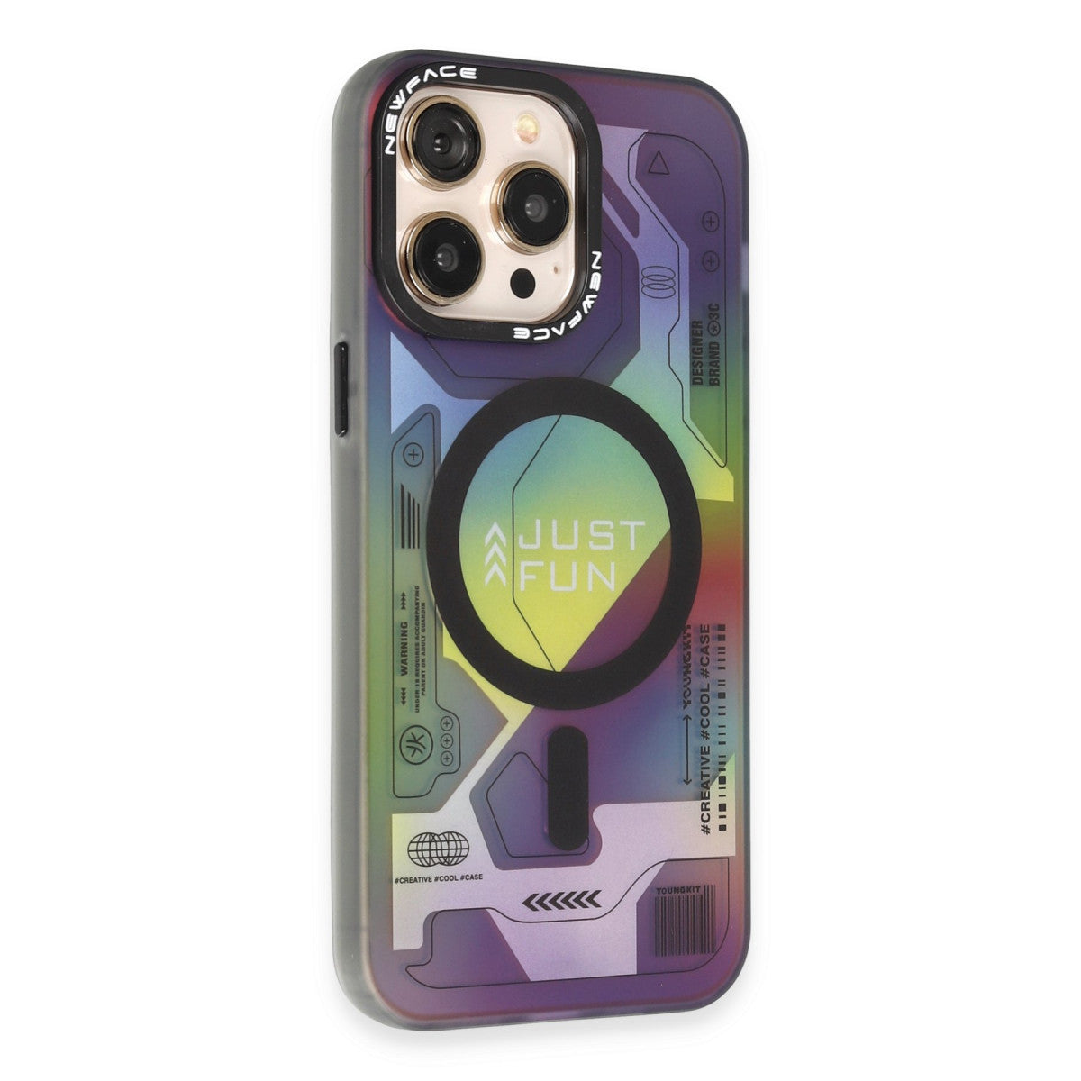 Newface iPhone 14 Pro Kılıf Venüs Magneticsafe Desenli Kapak - Venüs