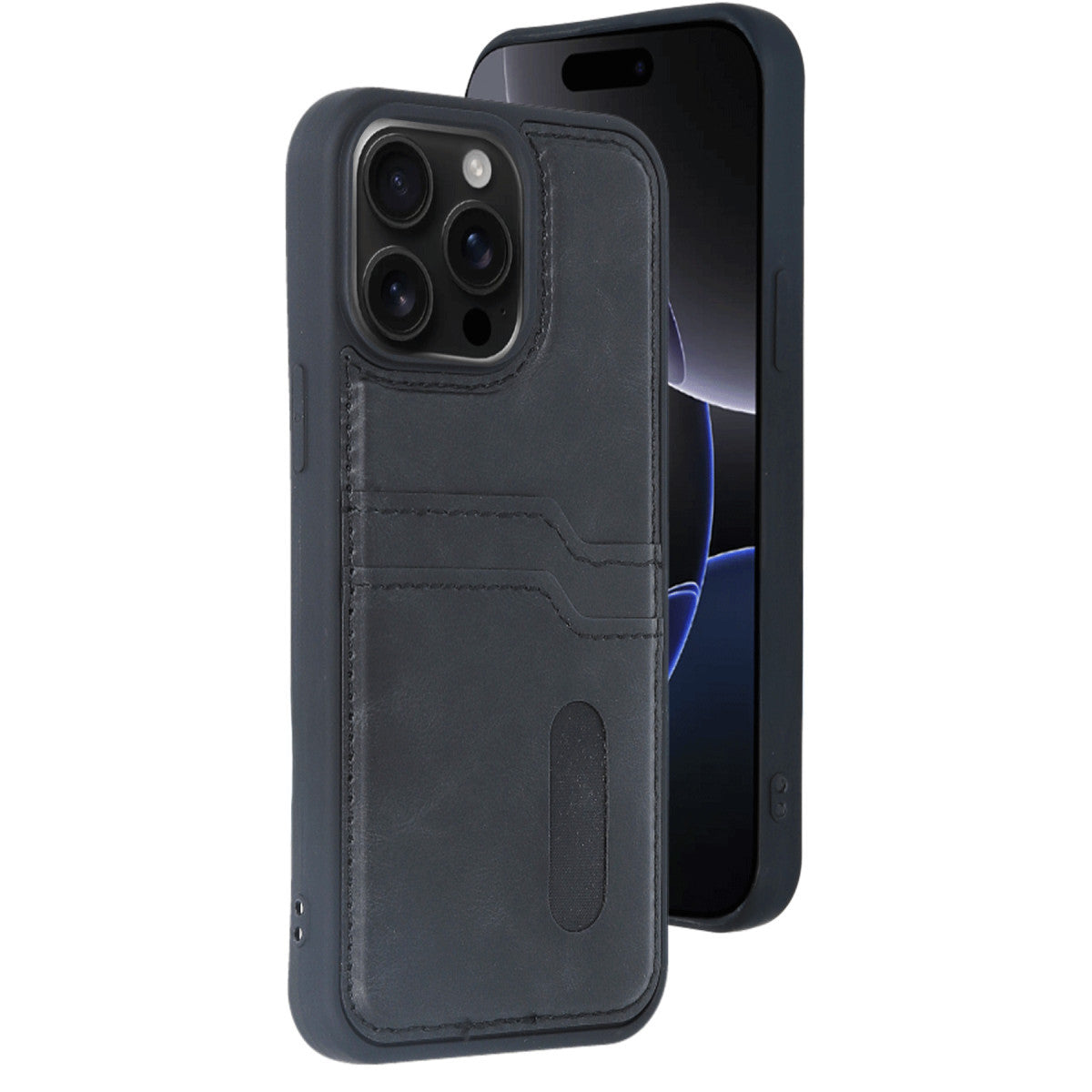 Newface iPhone 14 Pro Max Kılıf Sara Kartvizitli Deri Kılıf