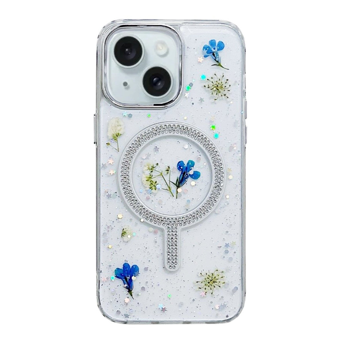 Newface iPhone 15 Flower Magsafe Kapak